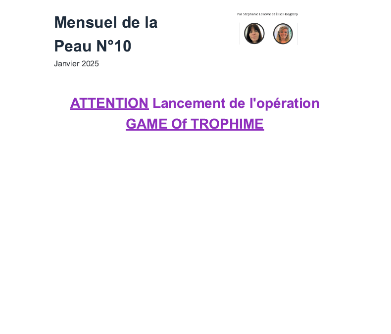 Newsletter N°10
